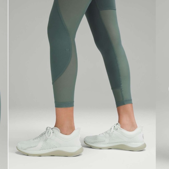 623. Lululemon Wunder Train mesh panel HR tight 25” NWT 6 Medium Forest 🌲 - Picture 4 of 4